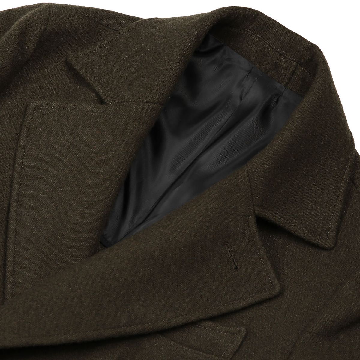 솔티(SORTIE) Bonheur Wool Polo Coat (Khaki)