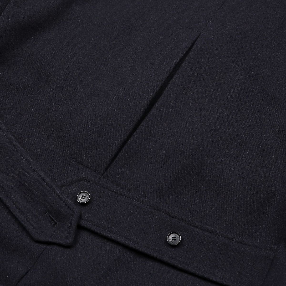 솔티(SORTIE) Bonheur Wool Polo Coat (Navy)