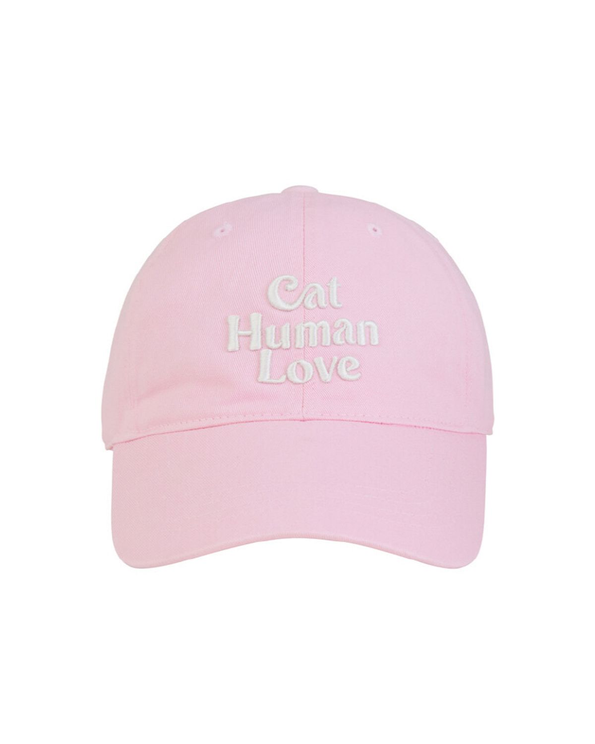 휴먼앤캣(HUMAN N CAT) 캣휴먼러브 코튼 볼캡 [핑크]