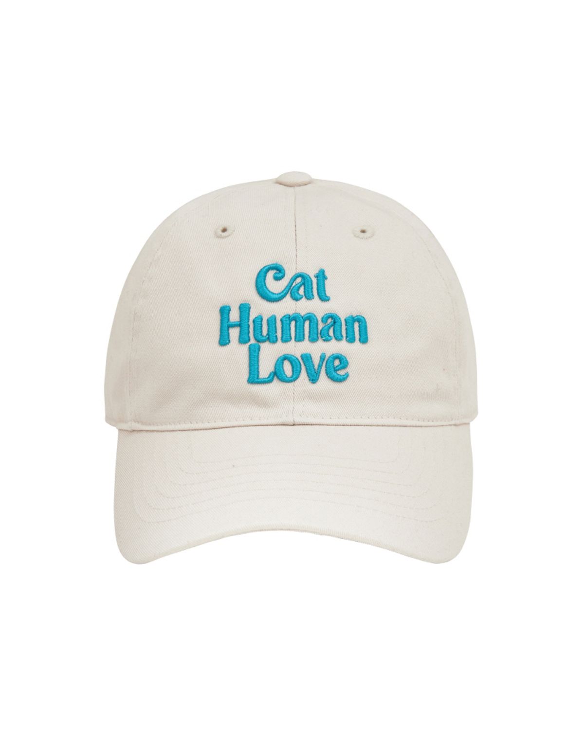 휴먼앤캣(HUMAN N CAT) 캣휴먼러브 코튼 볼캡 [베이지]