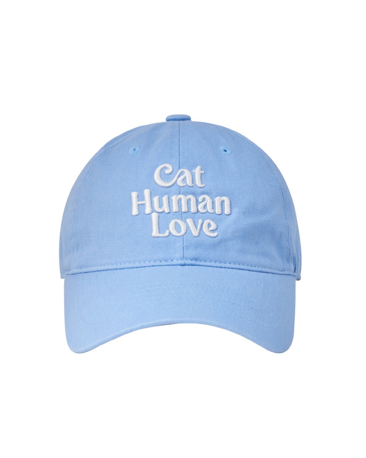 휴먼앤캣(HUMAN N CAT) 캣휴먼러브 코튼 볼캡 [블루]