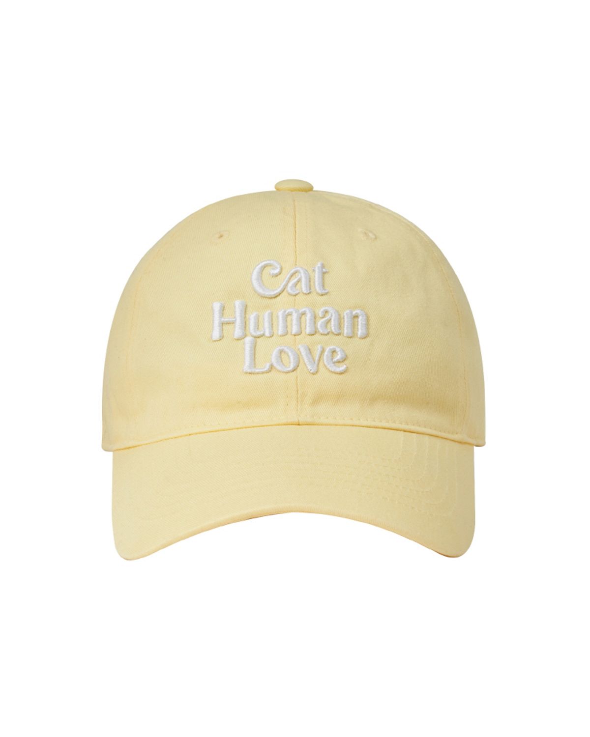 휴먼앤캣(HUMAN N CAT) 캣휴먼러브 코튼 볼캡 [옐로우]