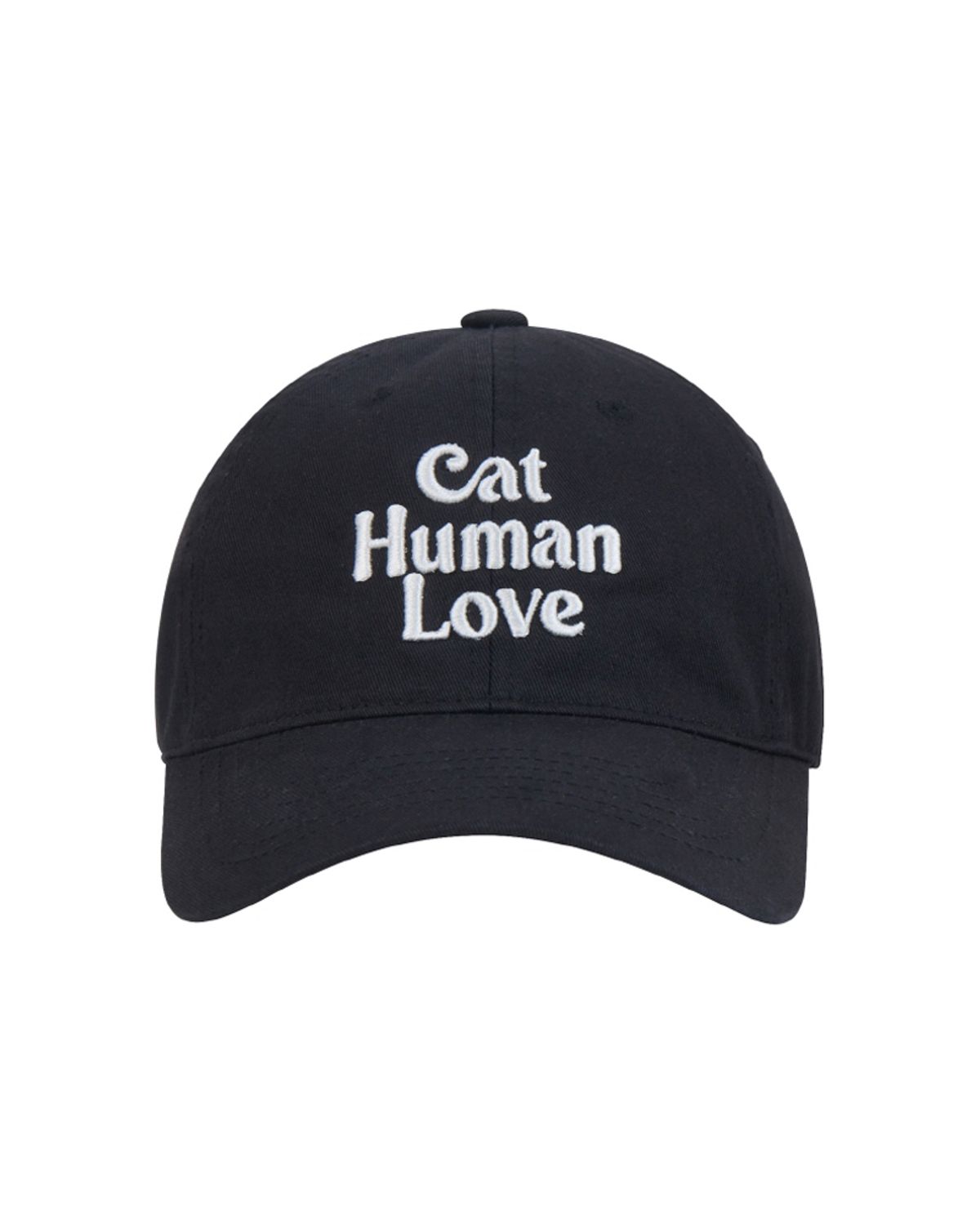 휴먼앤캣(HUMAN N CAT) 캣휴먼러브 코튼 볼캡 [블랙]