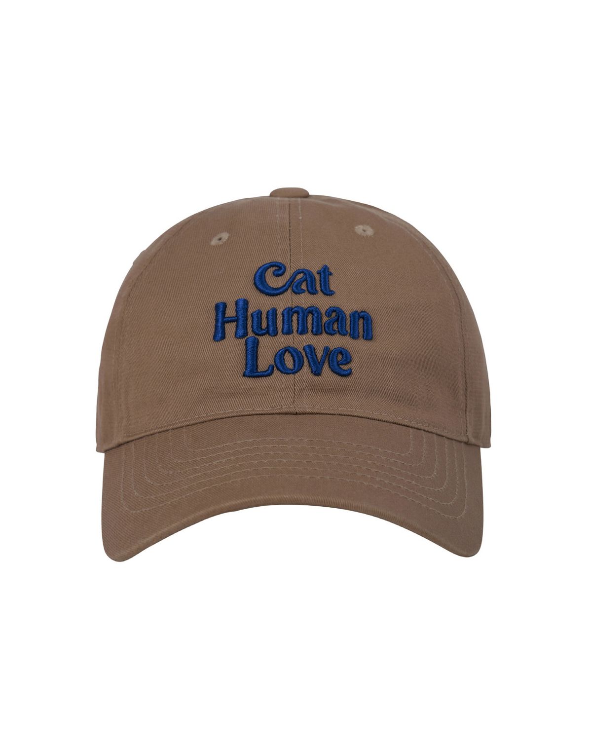 휴먼앤캣(HUMAN N CAT) 캣휴먼러브 코튼 볼캡 [베이지/네이비]