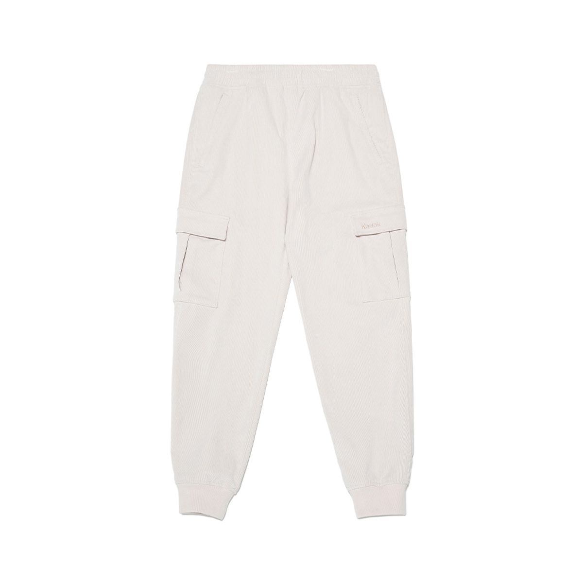 코닥(KODAK) 에센셜 코듀로이 기모 카고 조거 팬츠 IVORY