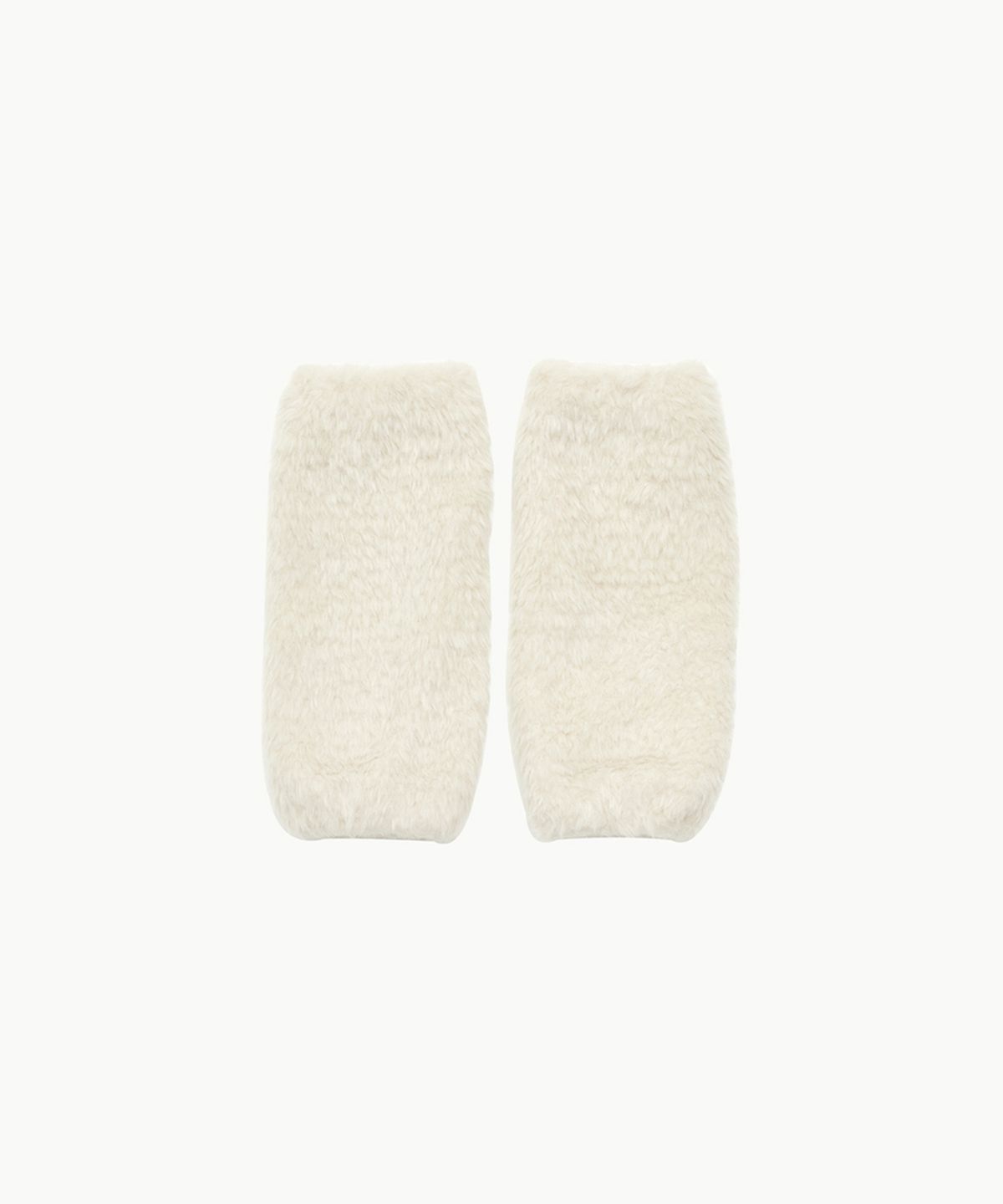아모멘토(AMOMENTO) HAIRY FUR LEG WARMER_IVORY