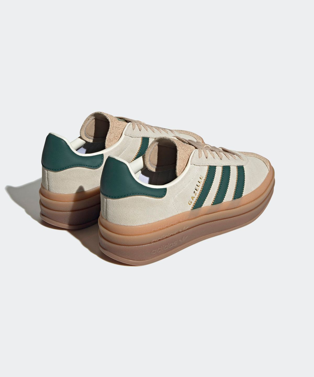 아디다스(ADIDAS) 가젤 볼드 - 베이지:그린 / ID7056