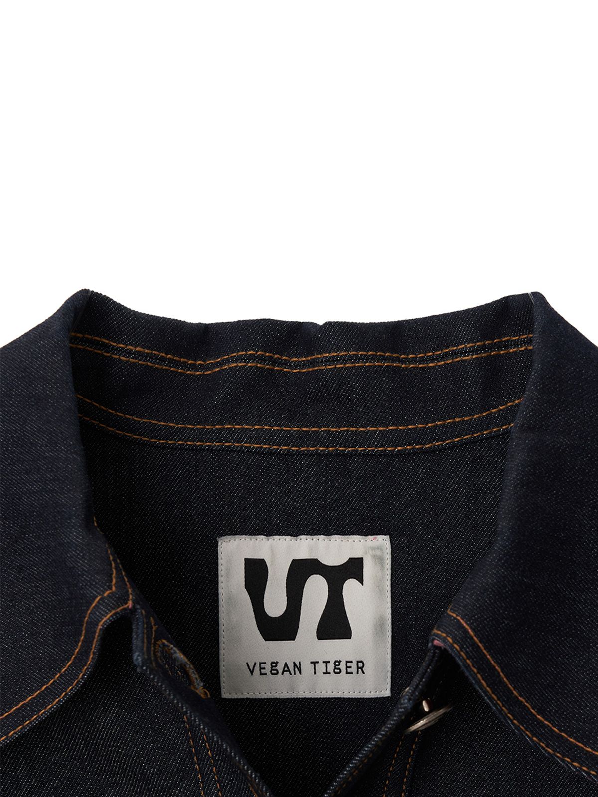 비건타이거(VEGAN TIGER) 데님 크롭 셔츠