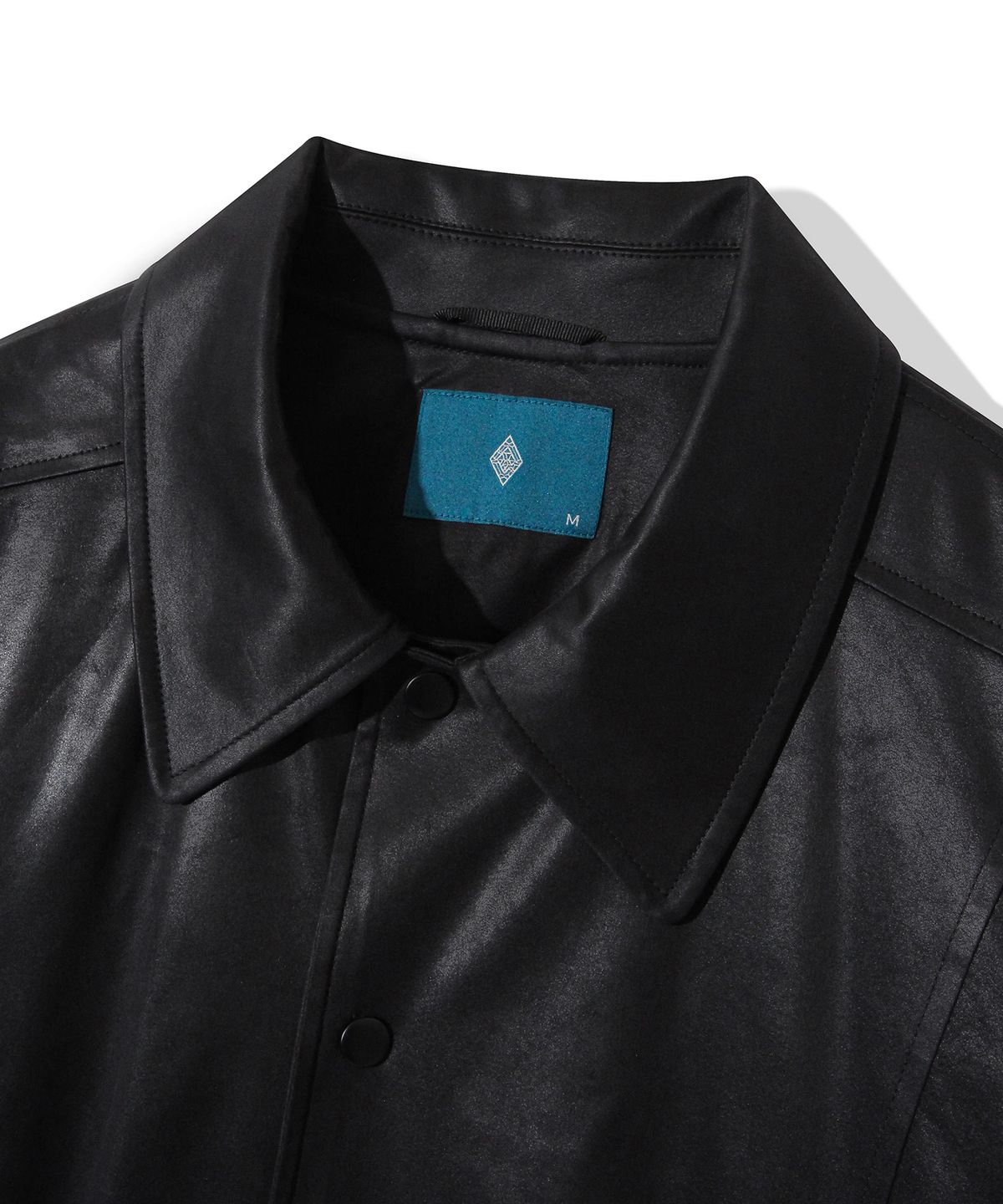 다이아몬드 레이라(DIAMOND LAYLA) Painting Crack Leather Shouldering Jacket J24