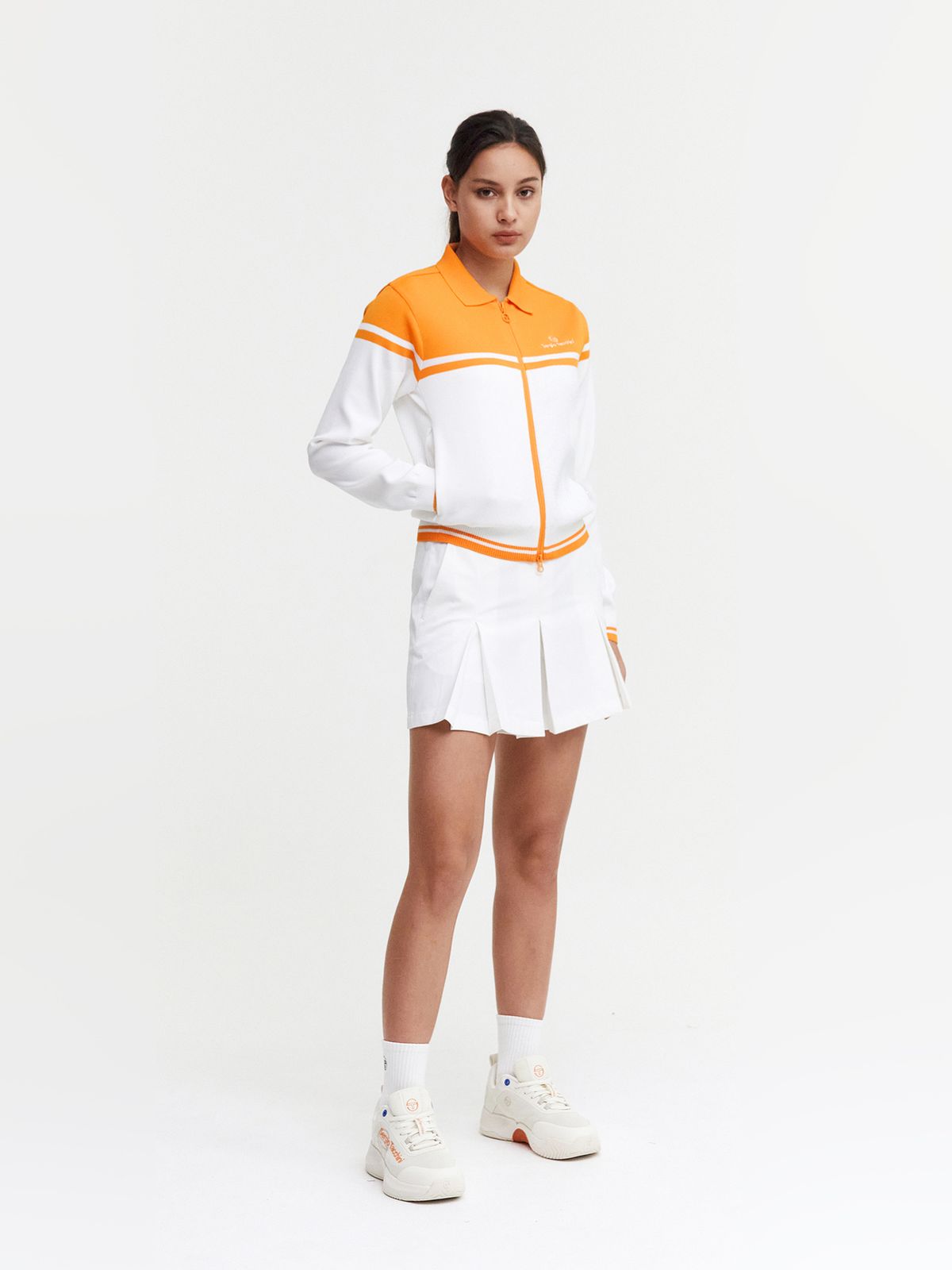 세르지오 타키니(SERGIO TACCHINI) W 고트 베러니트 가디건 (Orange)