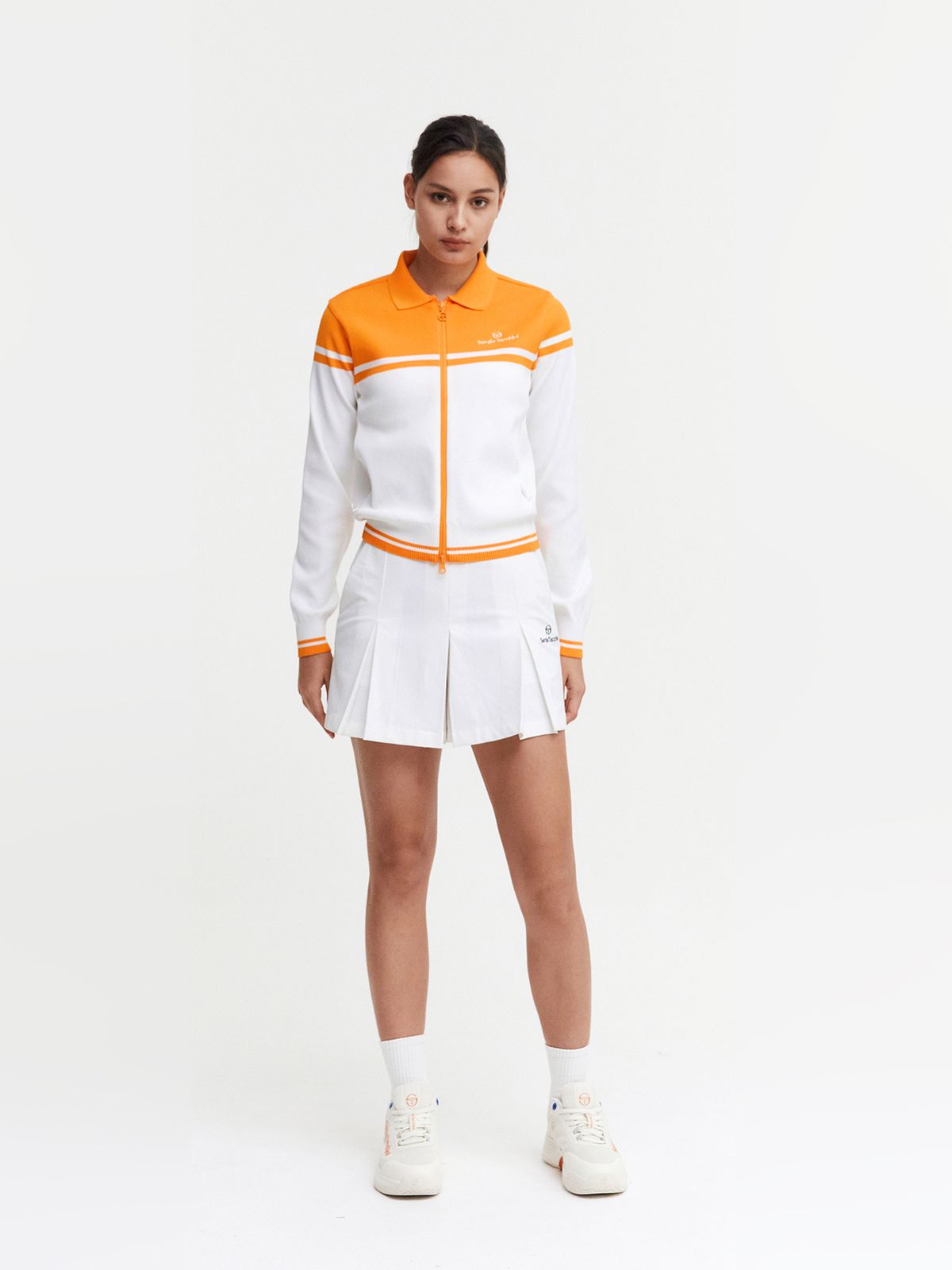 세르지오 타키니(SERGIO TACCHINI) W 고트 베러니트 가디건 (Orange)