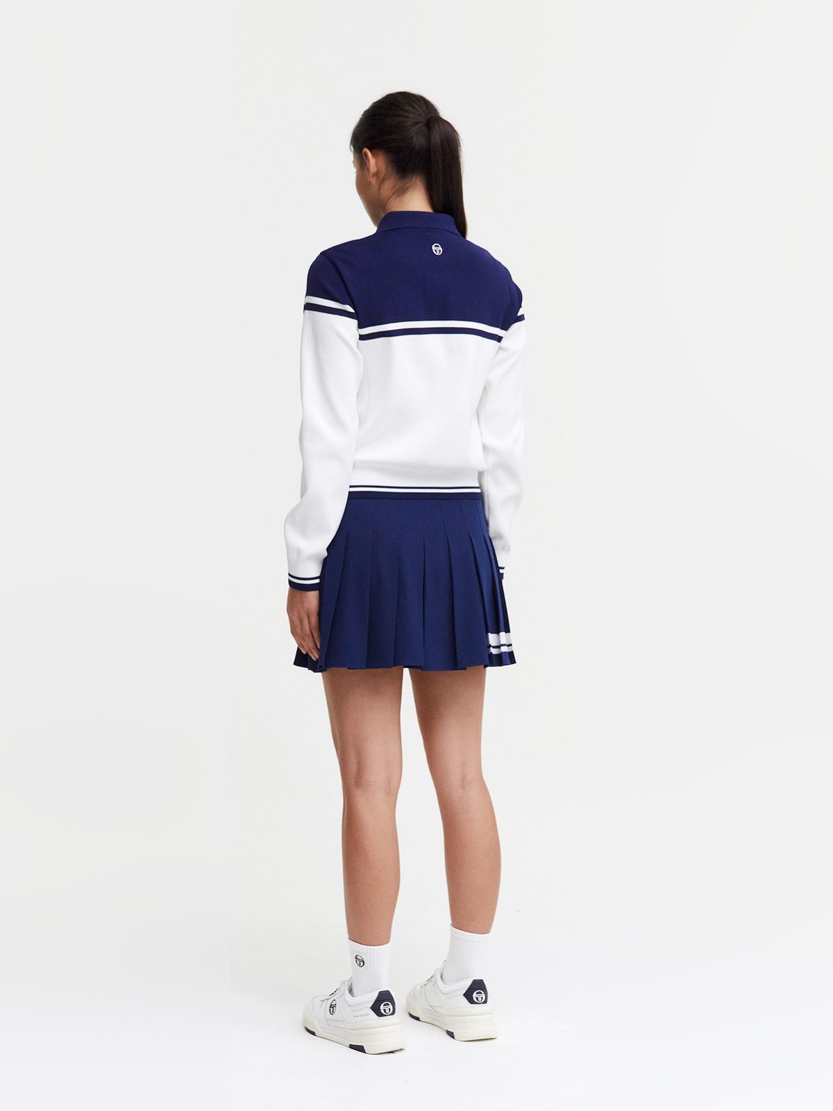 세르지오 타키니(SERGIO TACCHINI) W 고트 베러니트 가디건 (Navy)