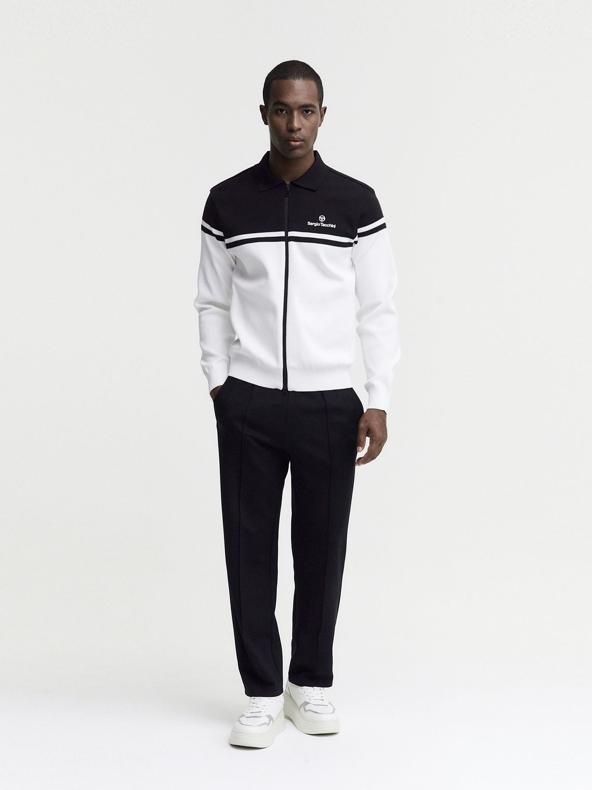 세르지오 타키니(SERGIO TACCHINI) M 고트 베러니트 가디건 (Black)