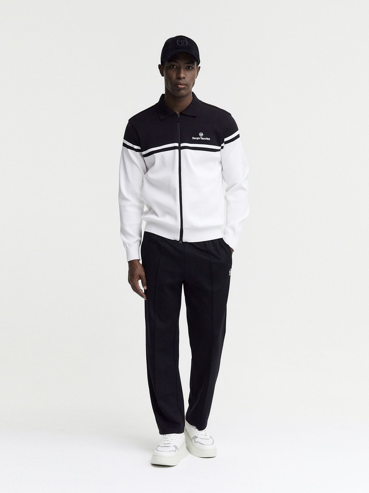 세르지오 타키니(SERGIO TACCHINI) M 고트 베러니트 가디건 (Black)