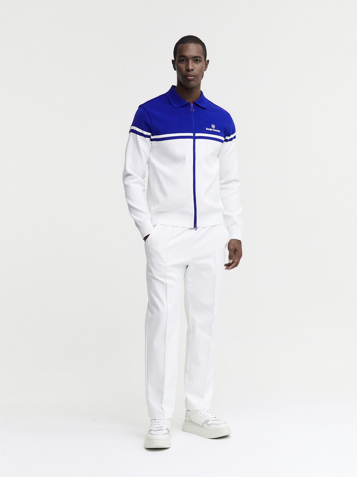 세르지오 타키니(SERGIO TACCHINI) M 고트 베러니트 가디건 (D.Blue)