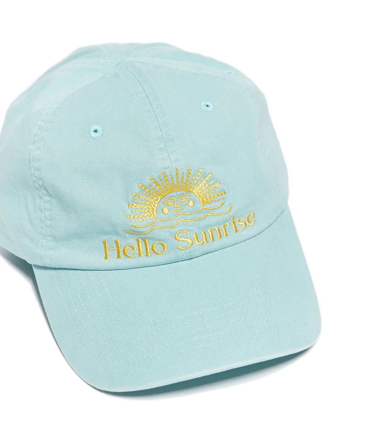 헬로 선라이즈(HELLO SUNRISE) Washed OG Logo Ball Cap (Sky Blue)