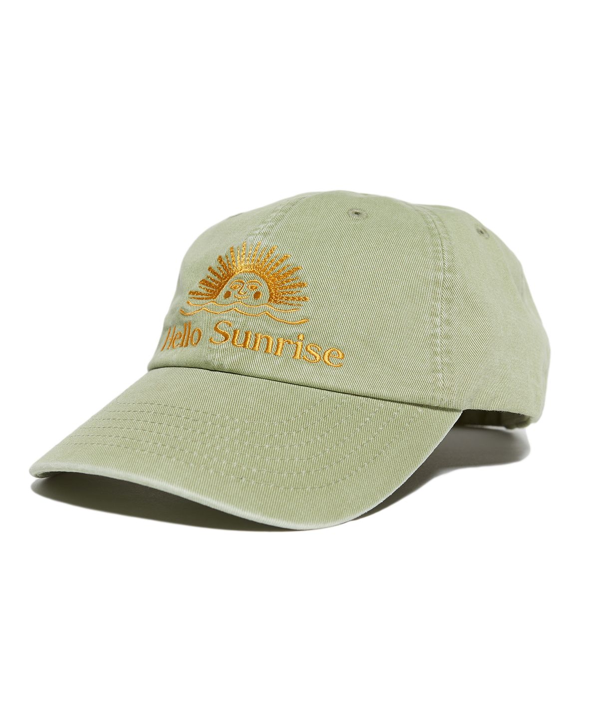헬로 선라이즈(HELLO SUNRISE) Washed OG Logo Ball Cap (Olive)