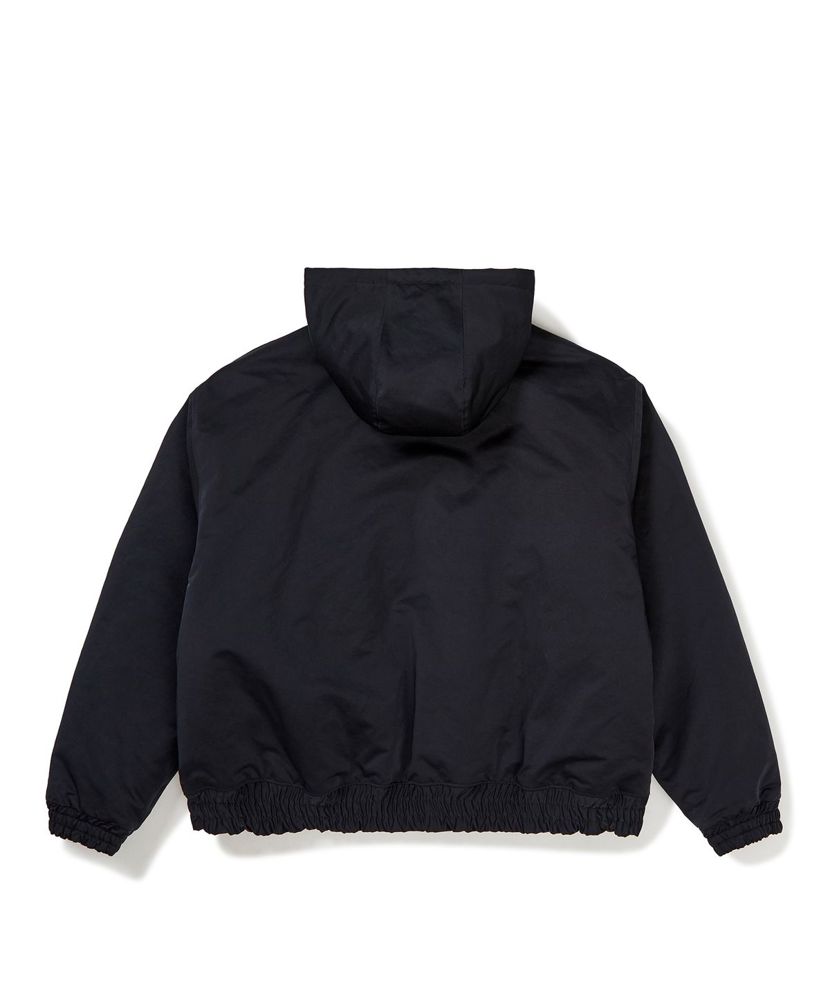 이에이(IEY) POUCH HOODIE BOMBER BlacK