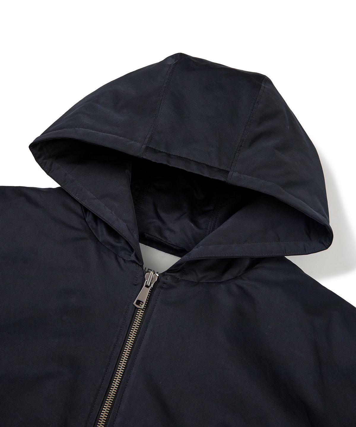 이에이(IEY) POUCH HOODIE BOMBER BlacK