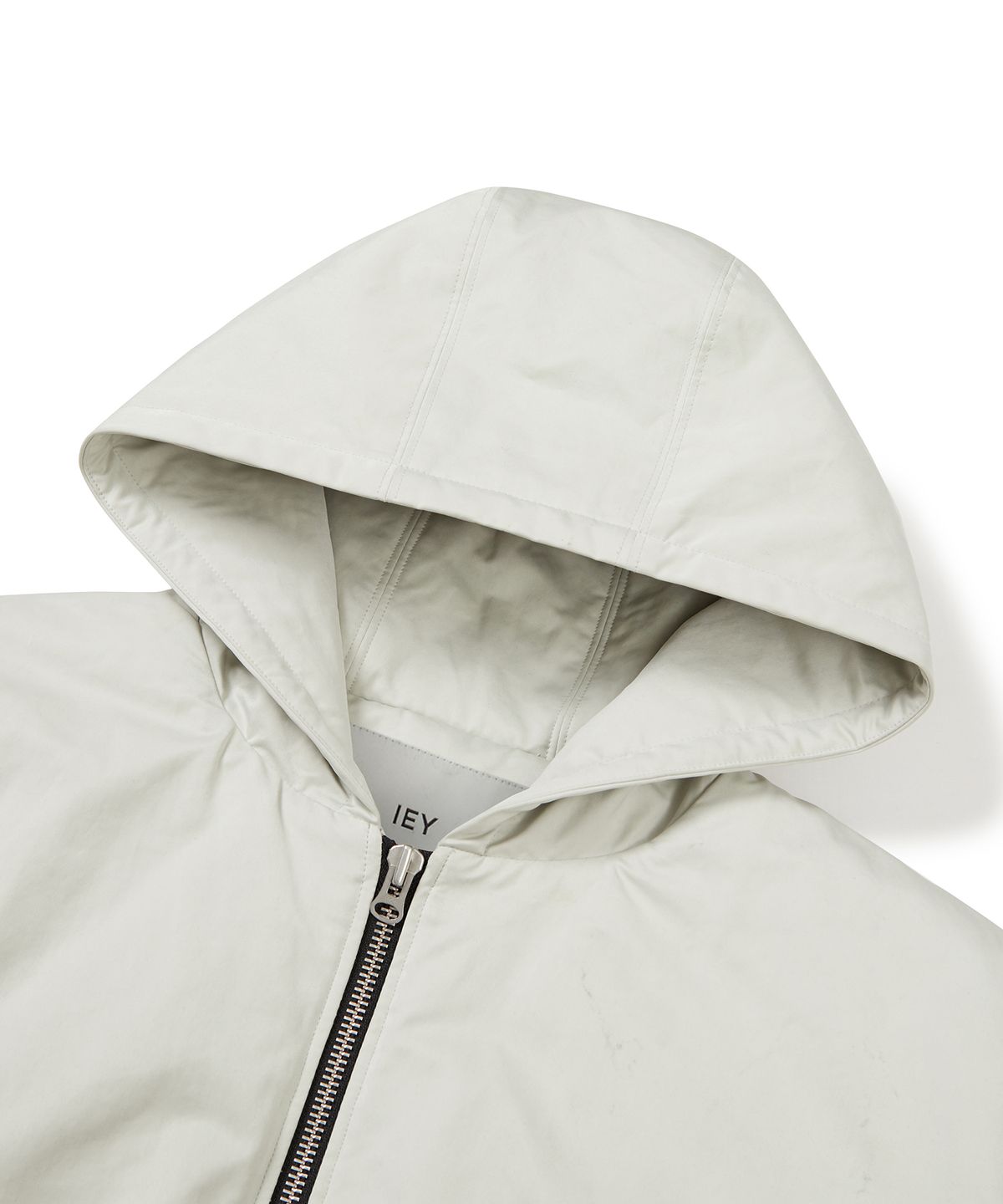 이에이(IEY) POUCH HOODIE BOMBER Ivory
