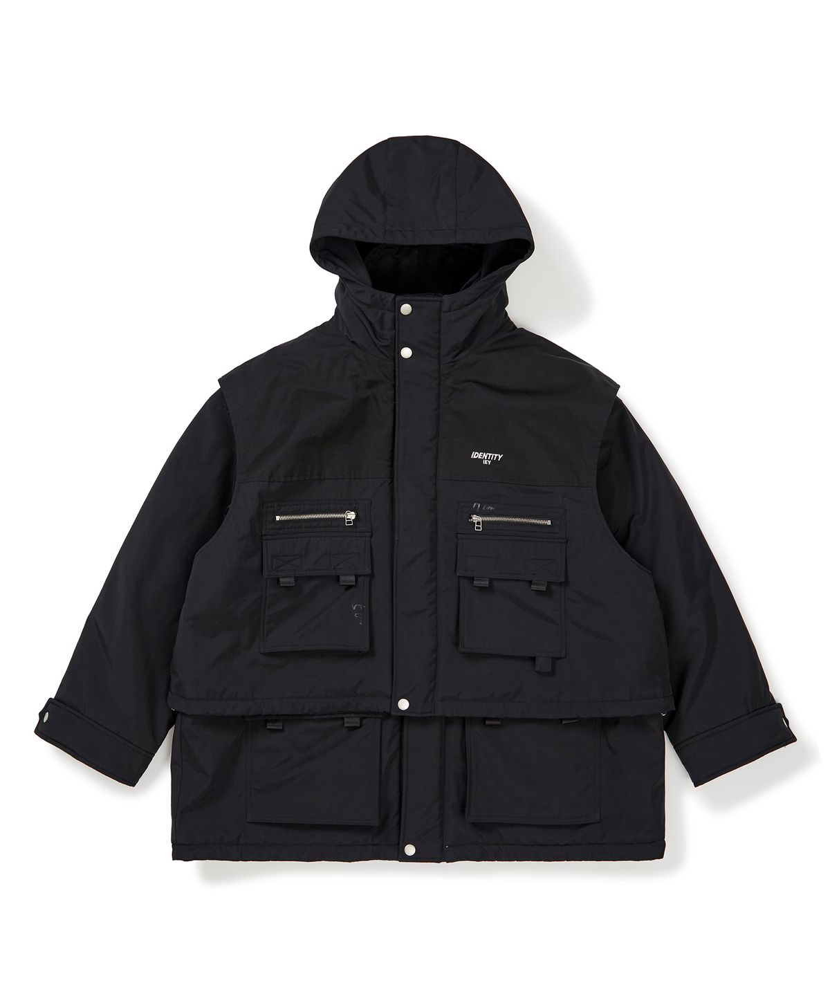 이에이(IEY) ALPINE VEST SHELL PARKA BlacK