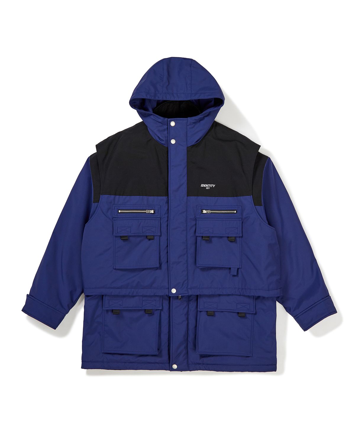이에이(IEY) ALPINE VEST SHELL PARKA Navy