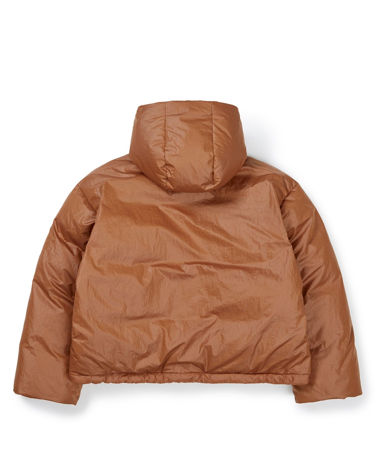 이에이(IEY) MN HOODIE DOWN JACKET Brown