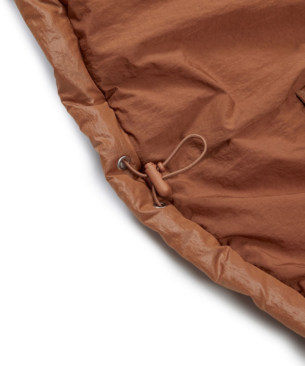 이에이(IEY) MN HOODIE DOWN JACKET Brown