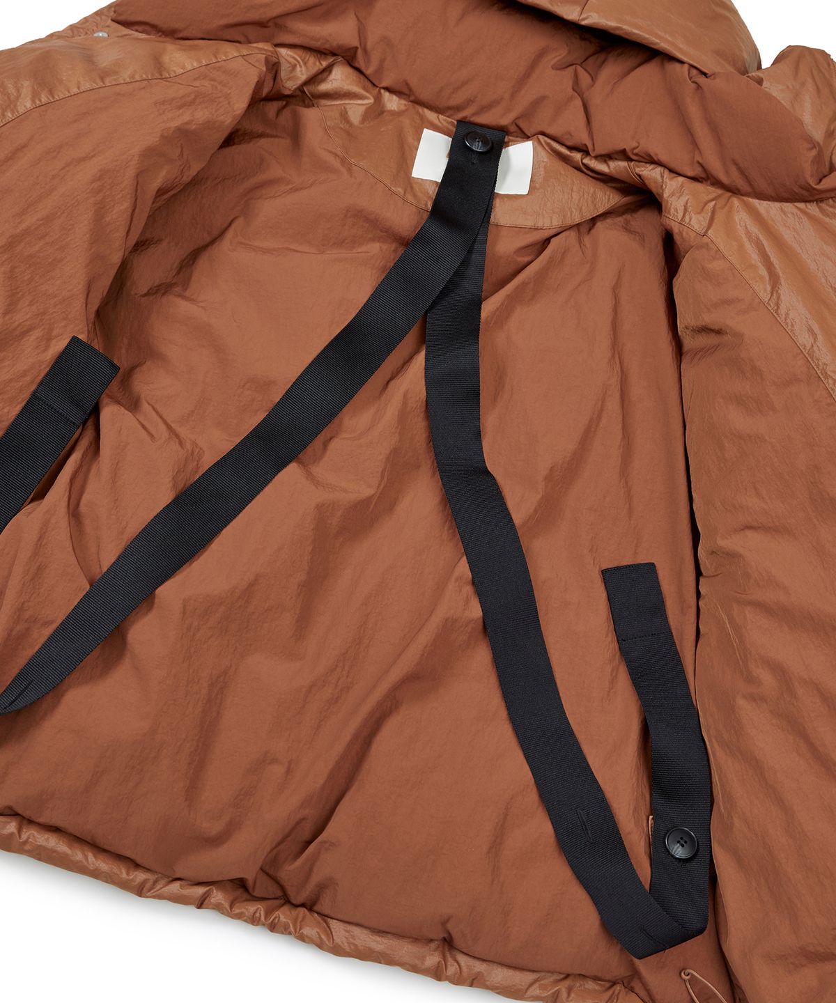 이에이(IEY) MN HOODIE DOWN JACKET Brown