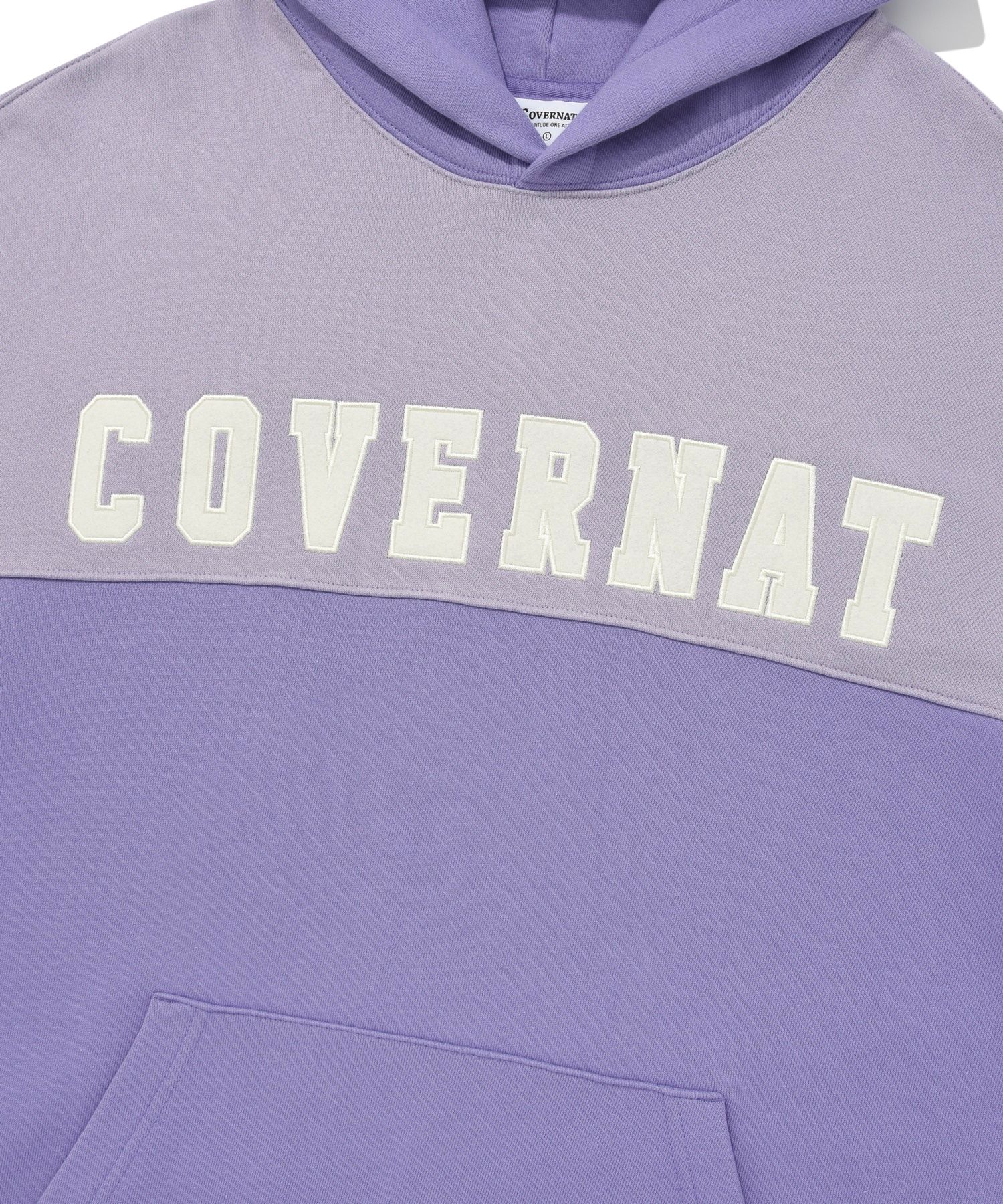 パーカー・フーディ COVERNAT color block hoodie lavender MUSINSA | COVERNAT color block hoodie lavender