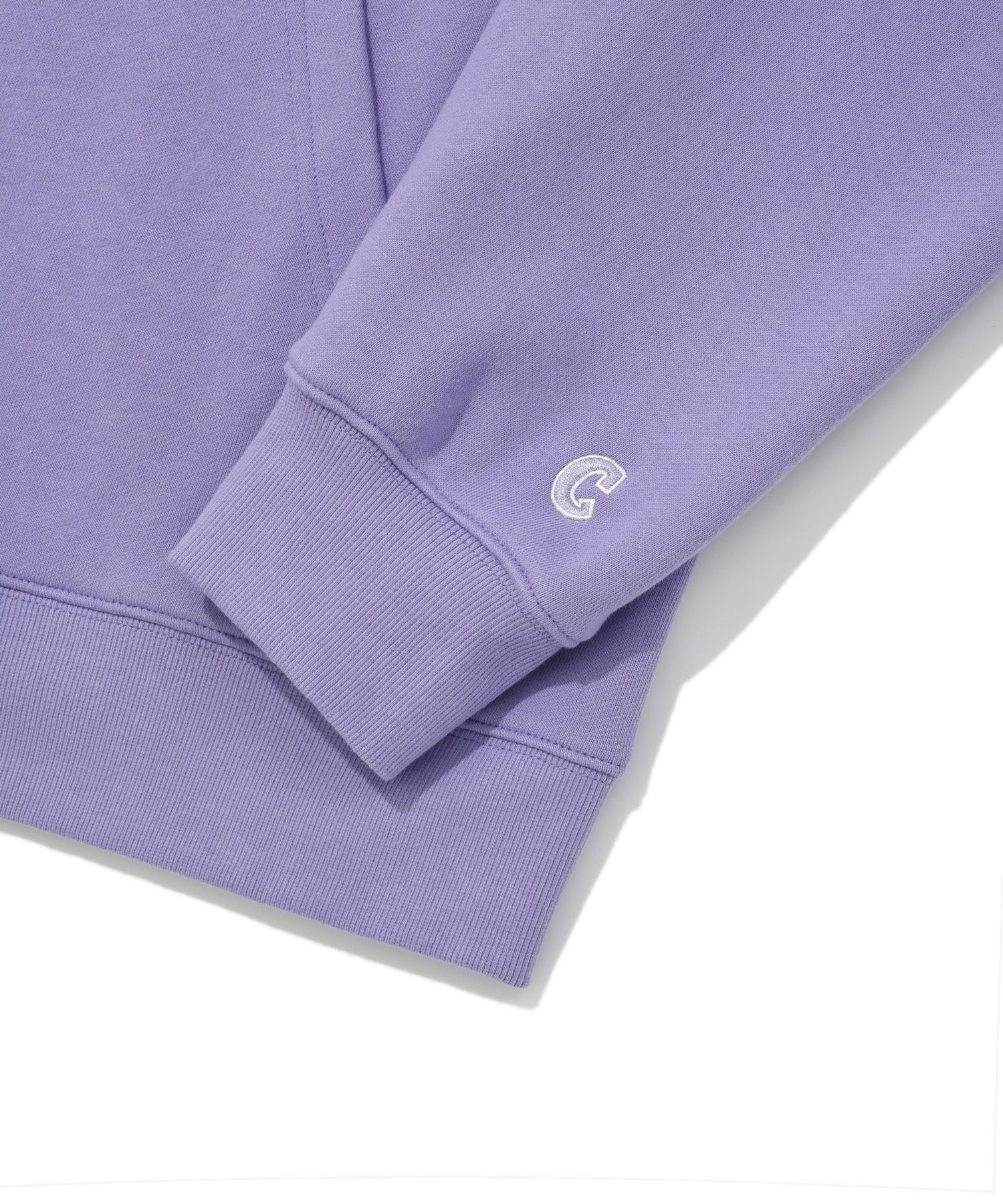 MUSINSA | COVERNAT color block hoodie lavender