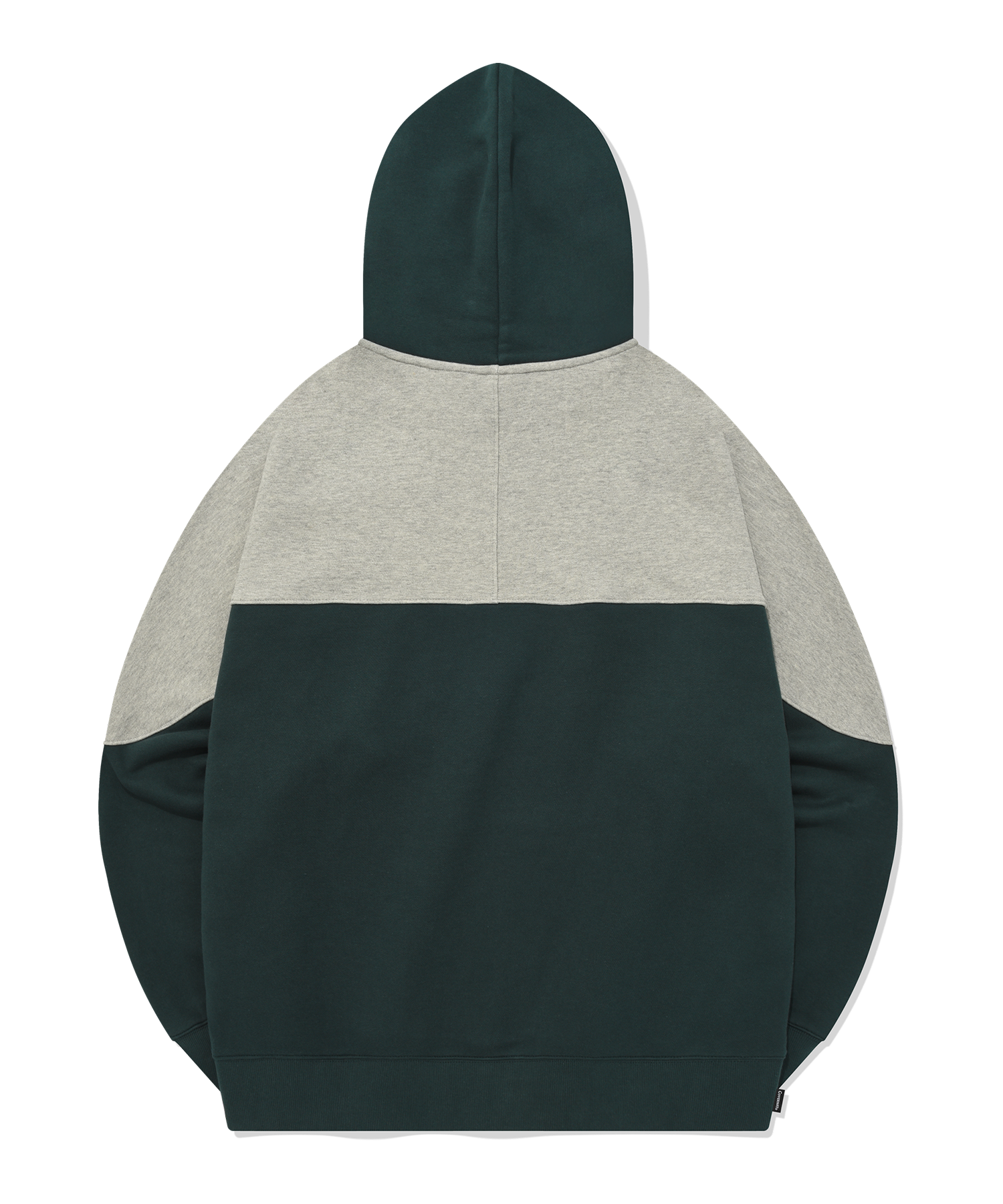 MUSINSA公式 | COVERNAT color block hoodie green