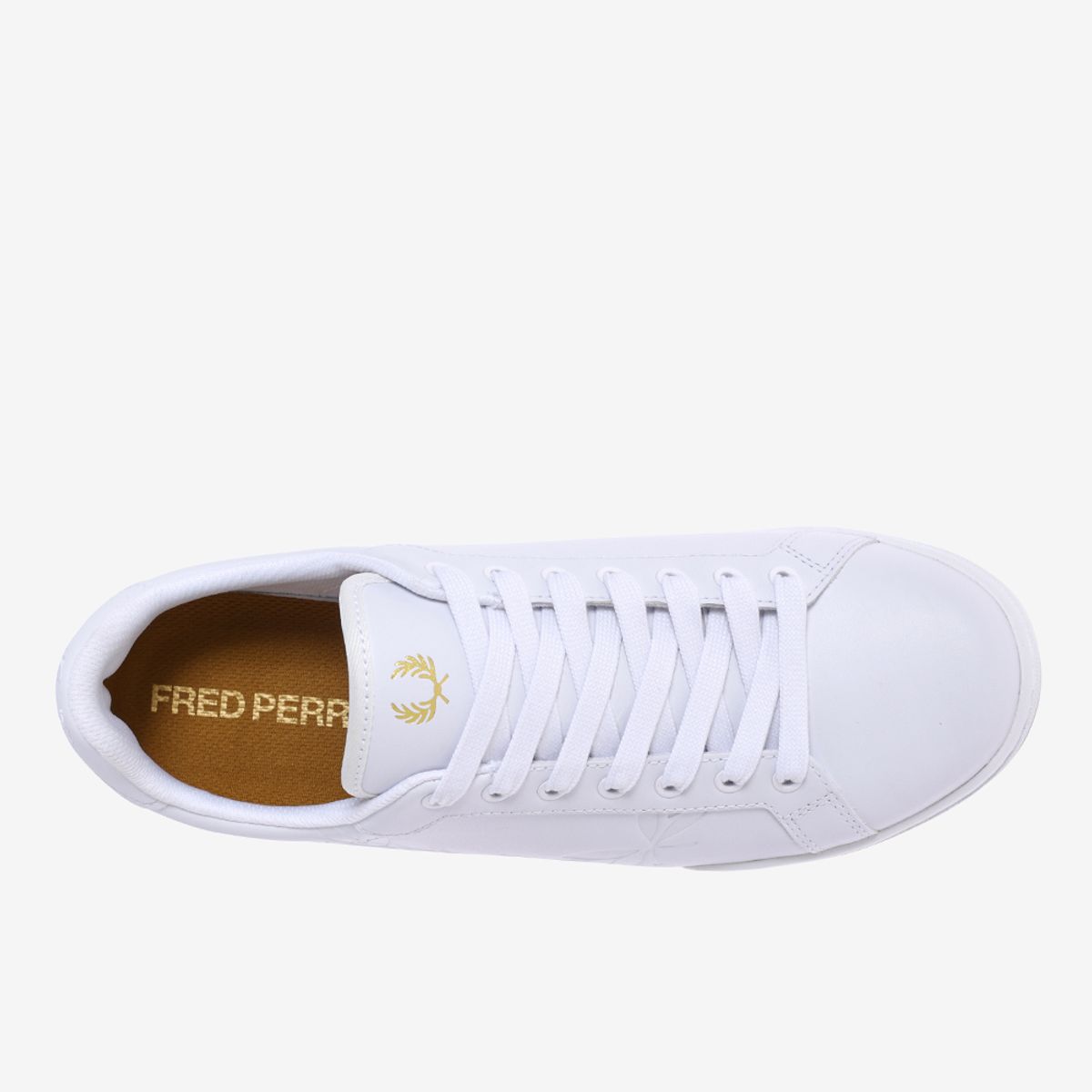 프레드페리(FRED PERRY) B722 레더 브랜디드 (100) SFPU2336321-100