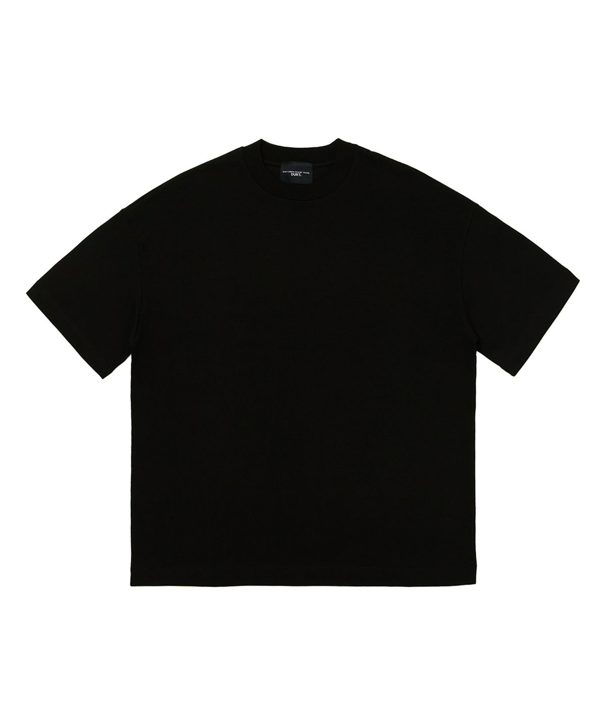 더트(DURT) DAILY SUPIMA HEAVY WEIGHT TEE (BLACK)