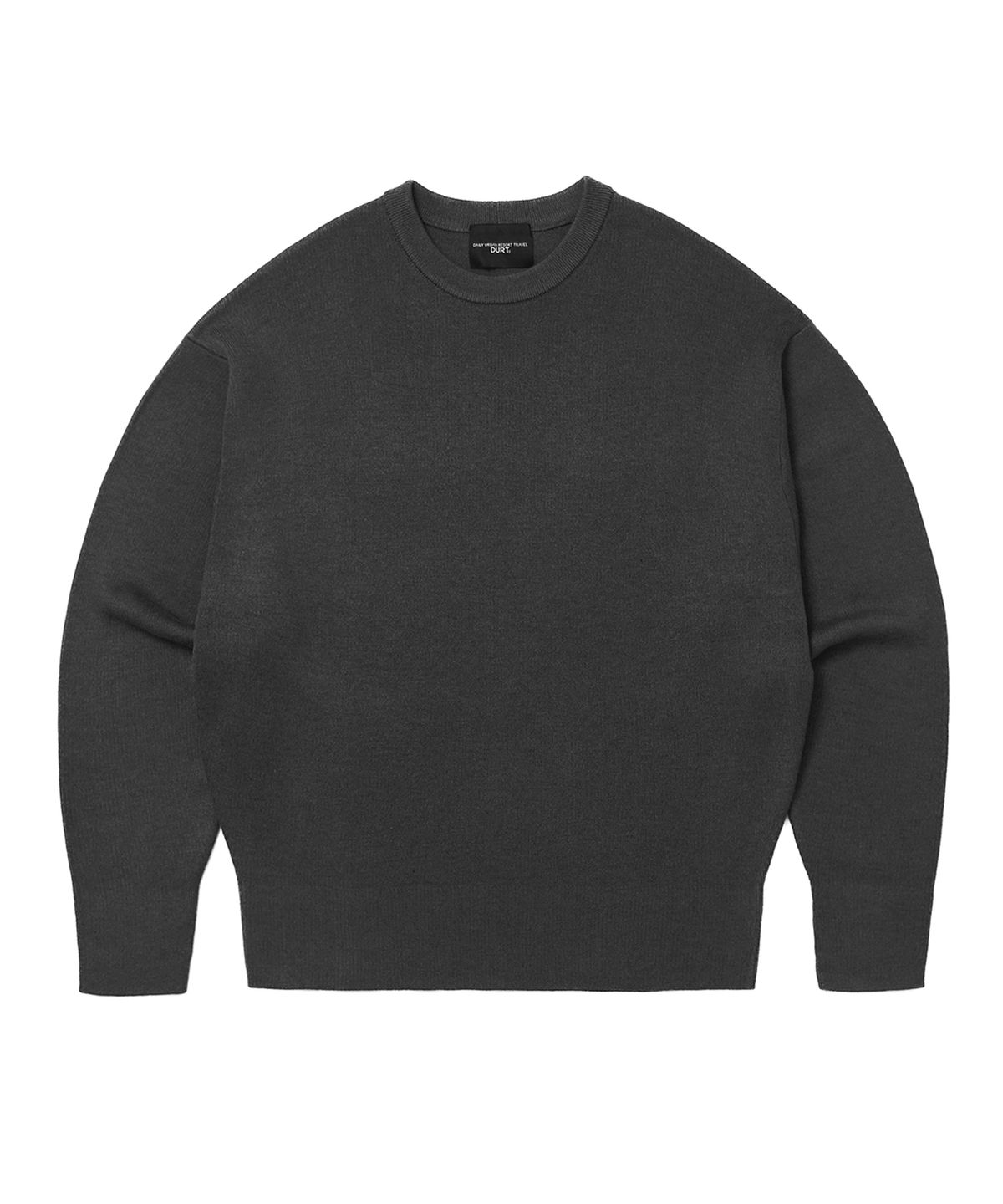 더트(DURT) RESORT WOOL TOP (CHARCOAL)