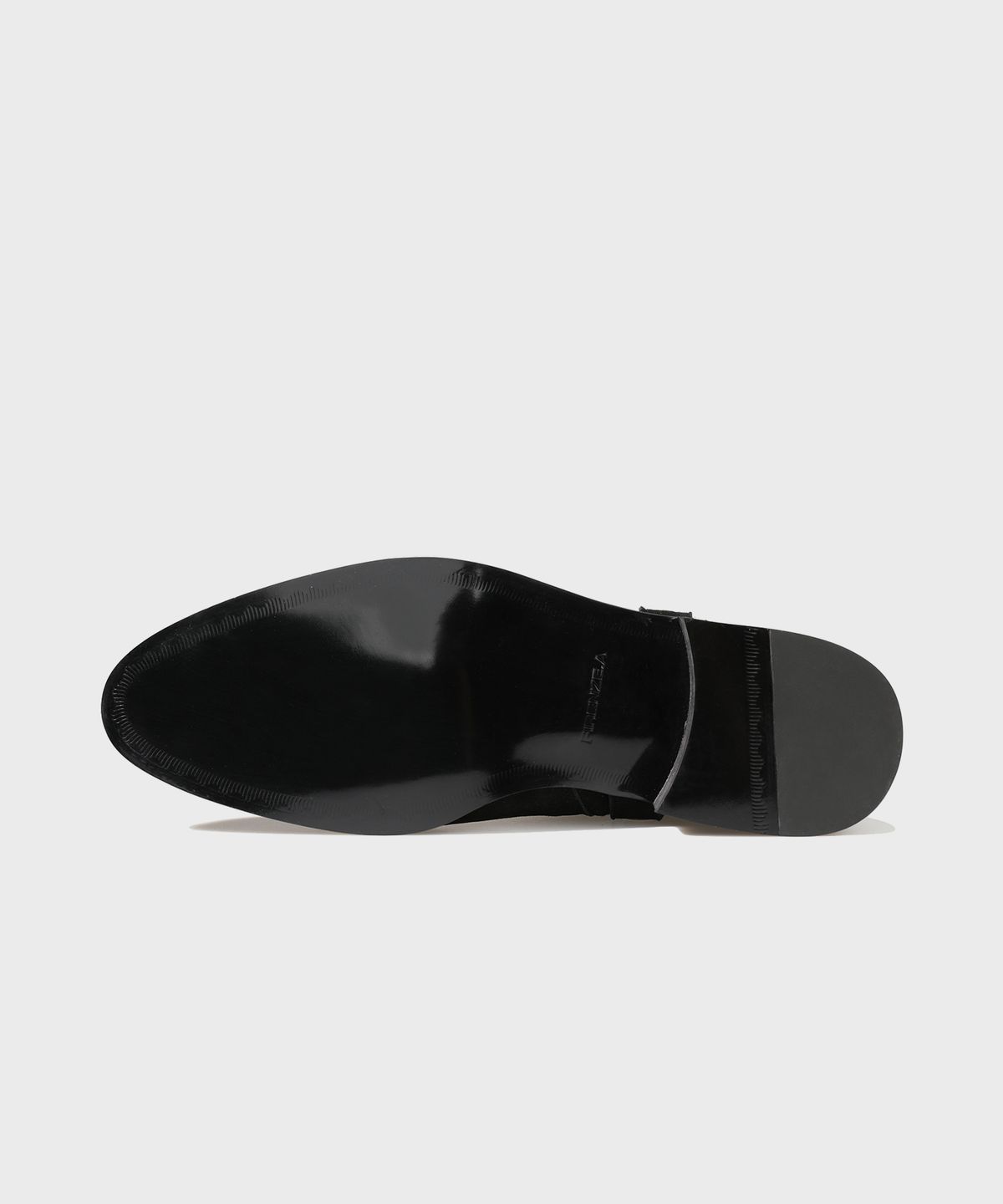 피렌체 아뜨리에(FIRENZE ATELIER) 슬림토 벨크로라인 스웨이드 집업부츠 3344-QS [BLACK]