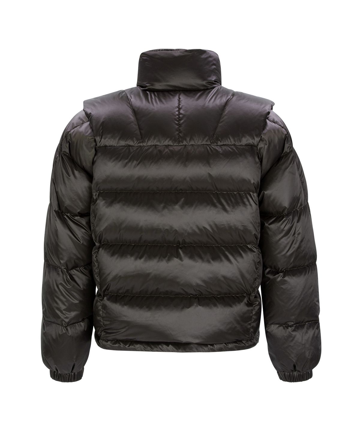 언지미크(UNGIMMICK) 3D-PANELLED PUFFER DOWN JACKET (DEEP BROWN)