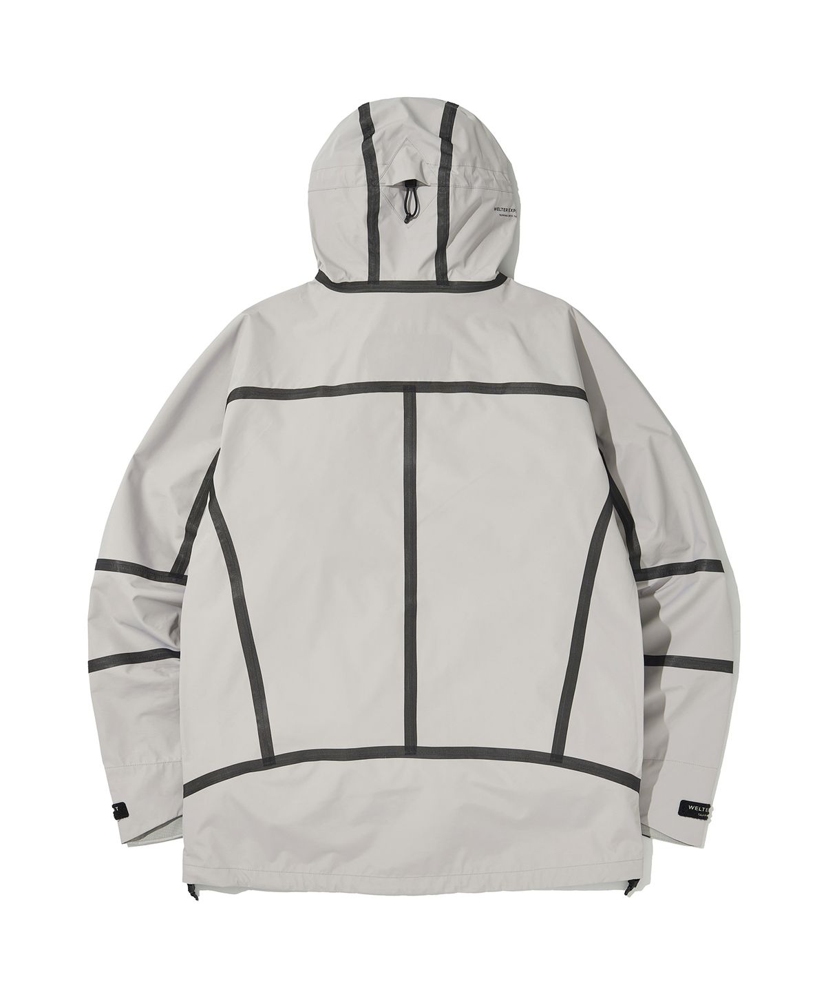 웰터 익스페리먼트(WELTER EXPERIMENT) WOL022_3LAYER SEAMSEALING HOOD SHELL JACKET_Gray_White