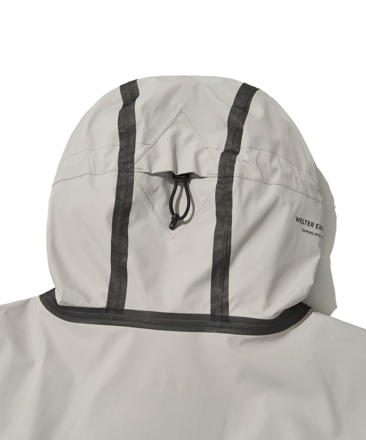 웰터 익스페리먼트(WELTER EXPERIMENT) WOL022_3LAYER SEAMSEALING HOOD SHELL JACKET_Gray_White