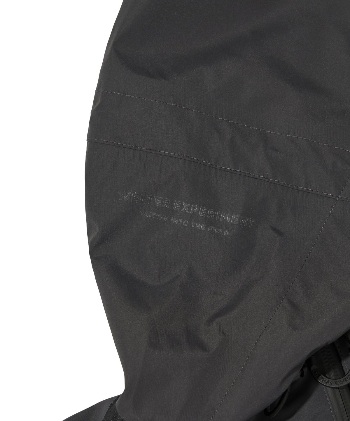 웰터 익스페리먼트(WELTER EXPERIMENT) WOL023_3LAYER SEAMSEALING HOOD SHELL JACKET_Charcoal