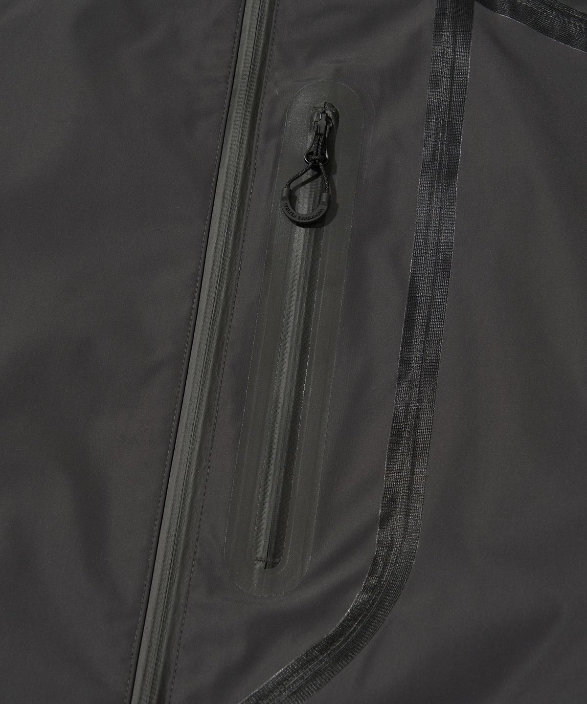 웰터 익스페리먼트(WELTER EXPERIMENT) WOL023_3LAYER SEAMSEALING HOOD SHELL JACKET_Charcoal