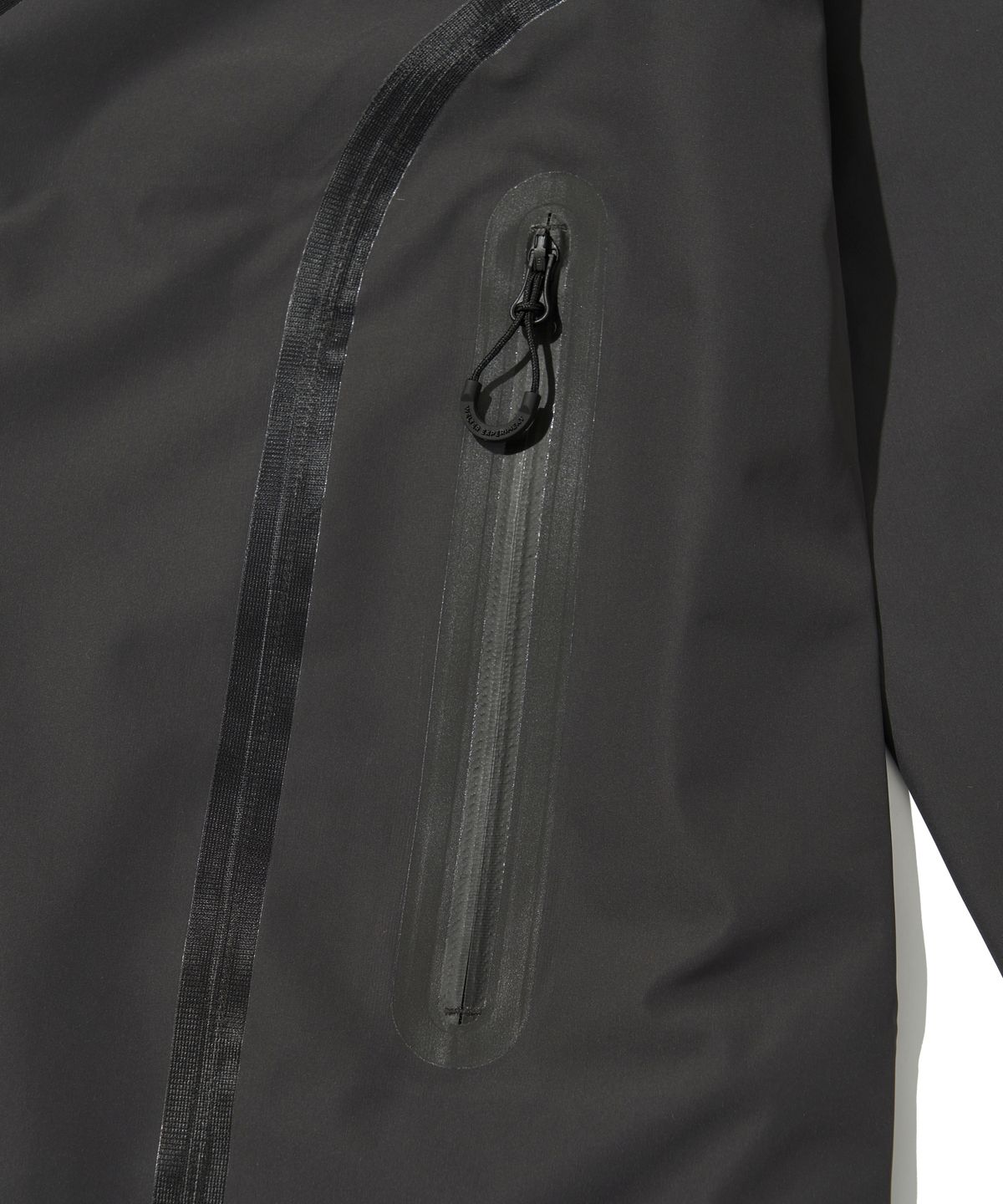 웰터 익스페리먼트(WELTER EXPERIMENT) WOL023_3LAYER SEAMSEALING HOOD SHELL JACKET_Charcoal