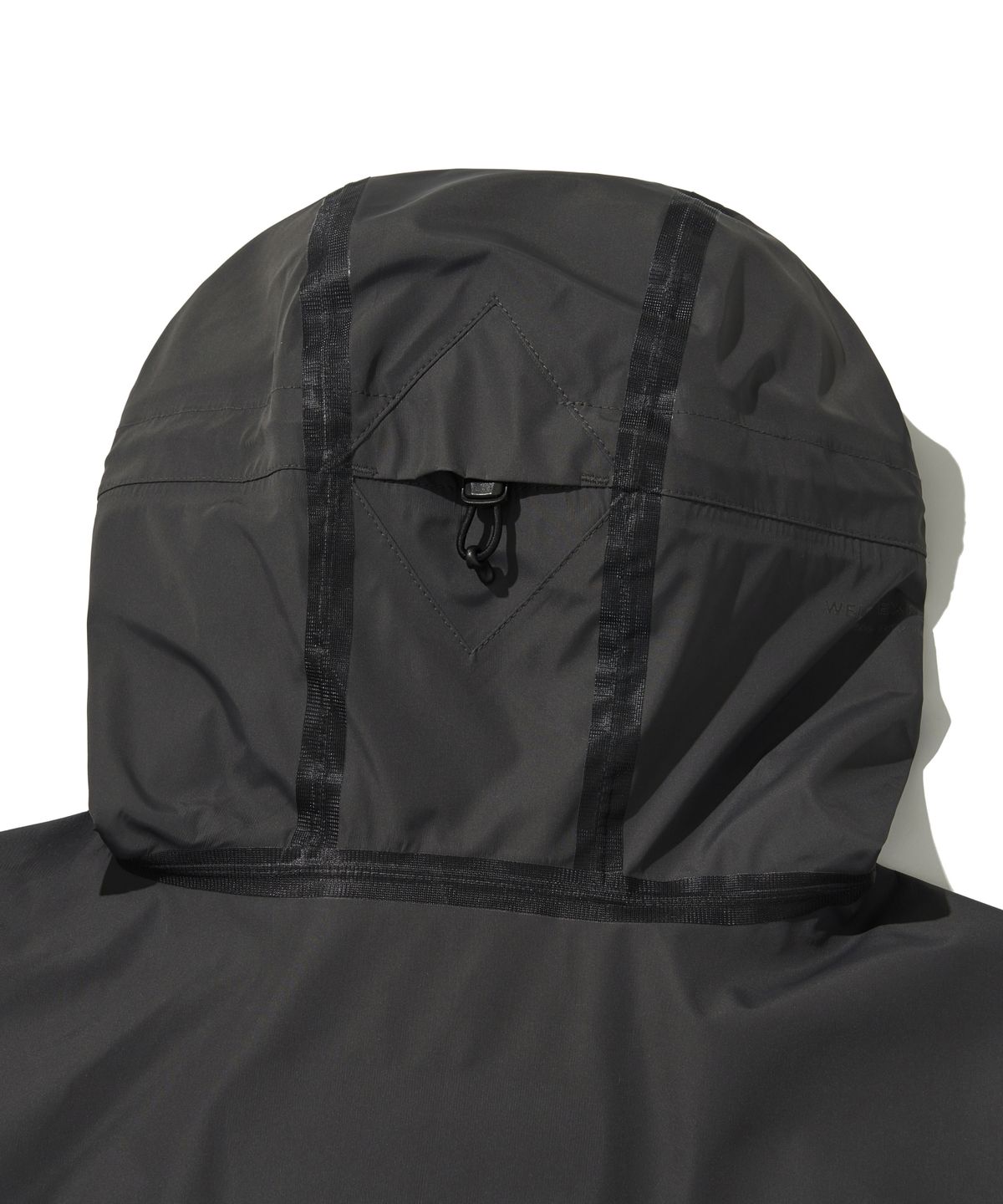 웰터 익스페리먼트(WELTER EXPERIMENT) WOL023_3LAYER SEAMSEALING HOOD SHELL JACKET_Charcoal