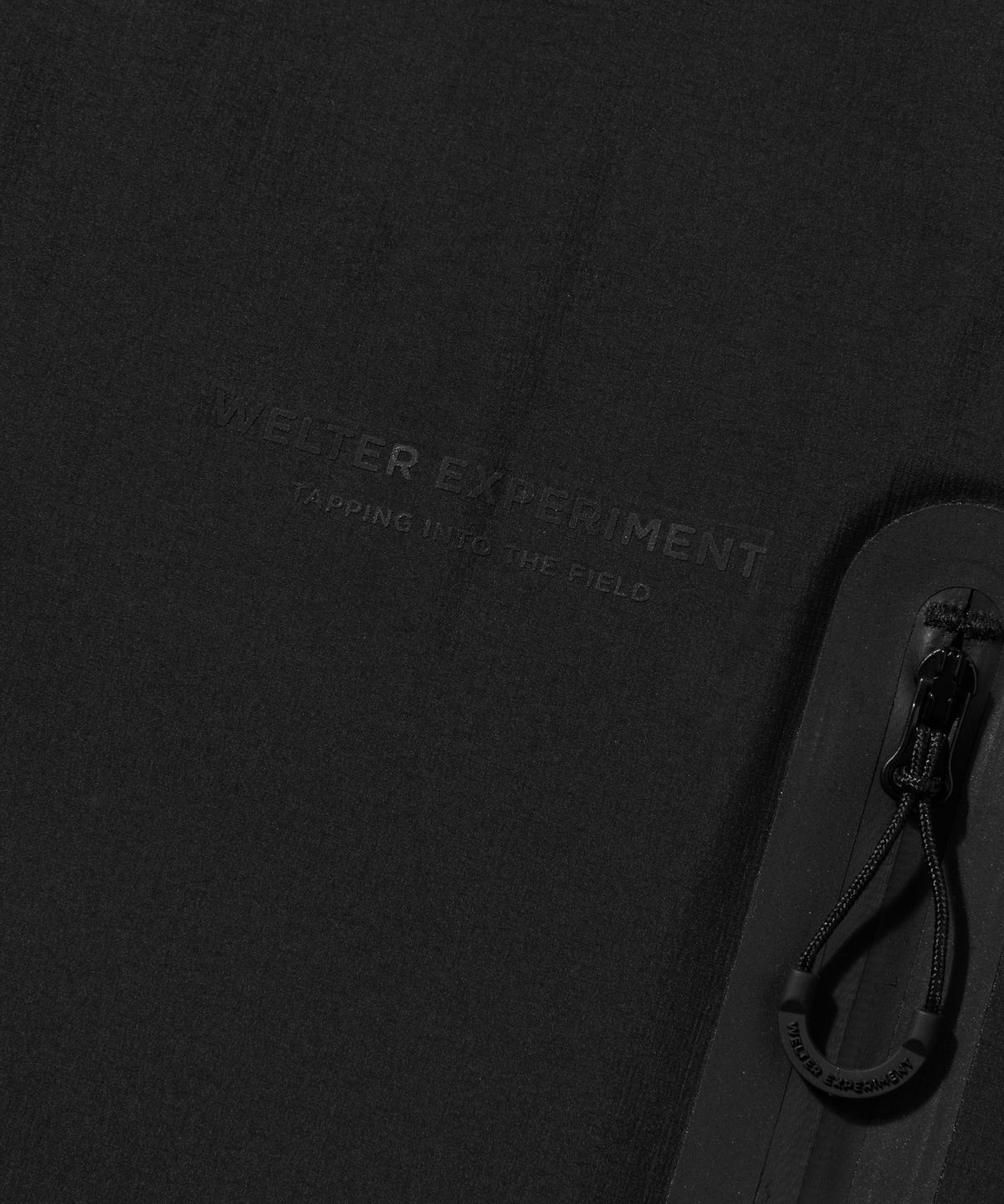 웰터 익스페리먼트(WELTER EXPERIMENT) WOL026_3LAYER SEAMSEALING STAND SHELL JACKET_Black
