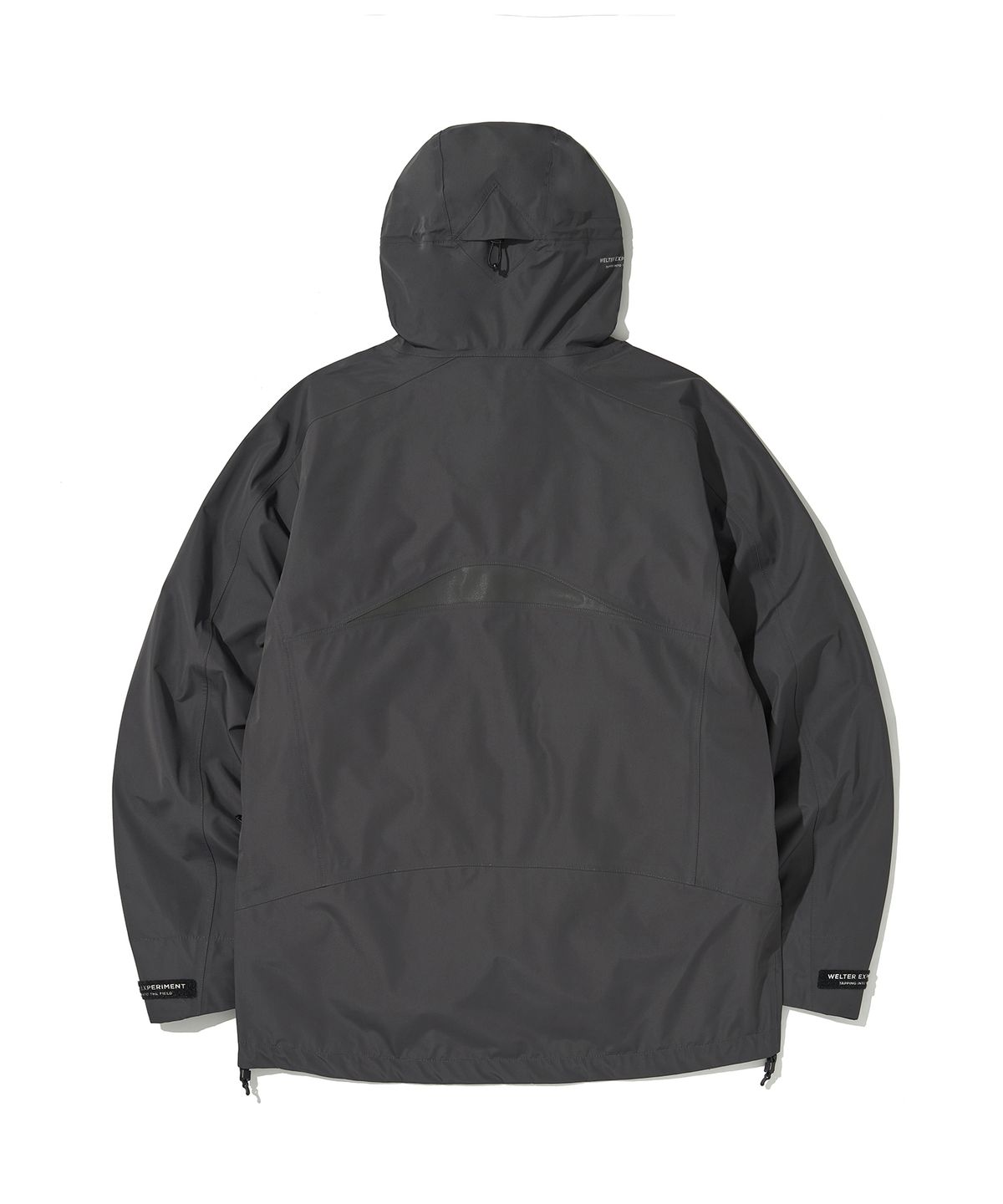 웰터 익스페리먼트(WELTER EXPERIMENT) WOL029_3LAYER NUT HOOD SHELL JACKET_Charcoal
