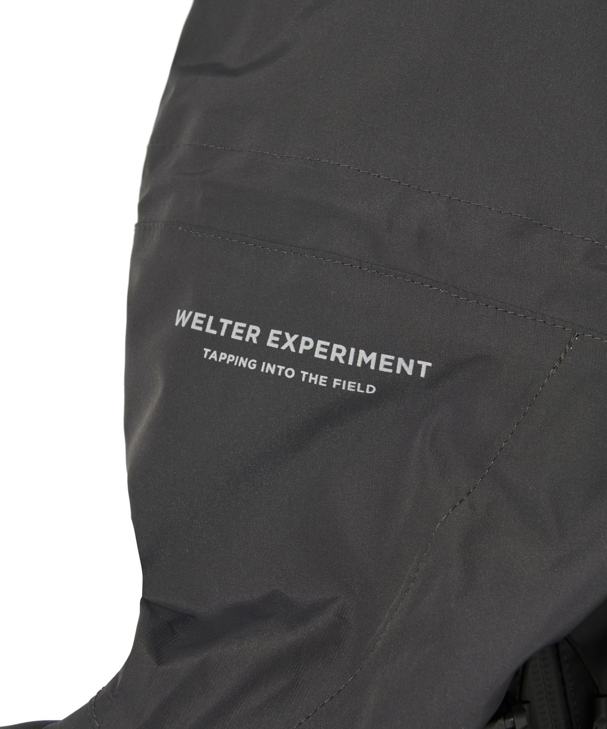 웰터 익스페리먼트(WELTER EXPERIMENT) WOL029_3LAYER NUT HOOD SHELL JACKET_Charcoal