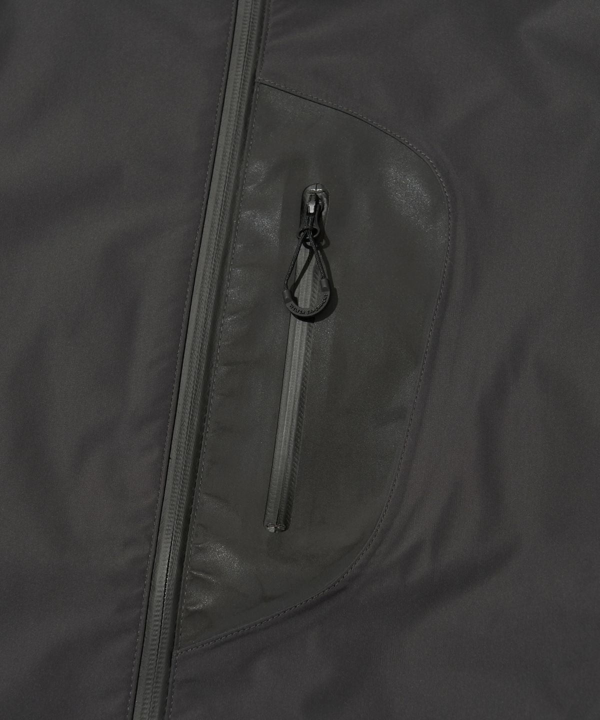 웰터 익스페리먼트(WELTER EXPERIMENT) WOL029_3LAYER NUT HOOD SHELL JACKET_Charcoal