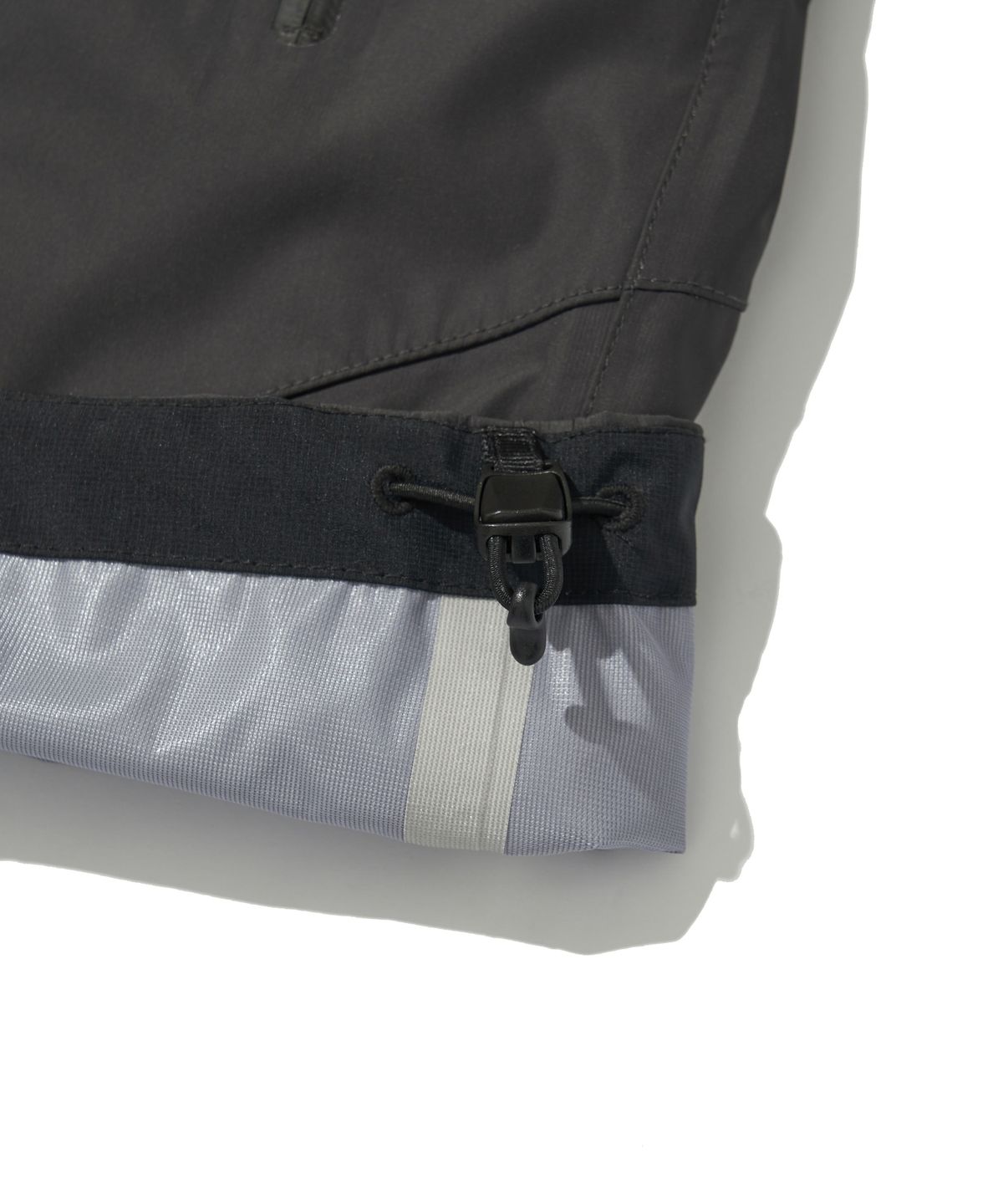 웰터 익스페리먼트(WELTER EXPERIMENT) WOL029_3LAYER NUT HOOD SHELL JACKET_Charcoal