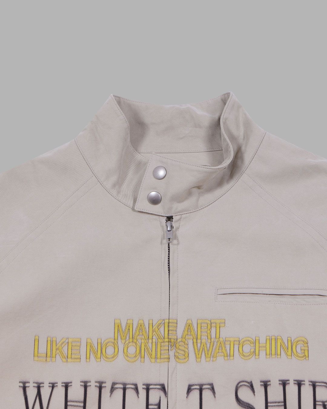 関税込☆THE MUSEUM VISITOR★LETTERING PRINTED COTTON BLOUSON MUSINSA | THE MUSEUM VISITOR LETTERING PRINTED COTTON