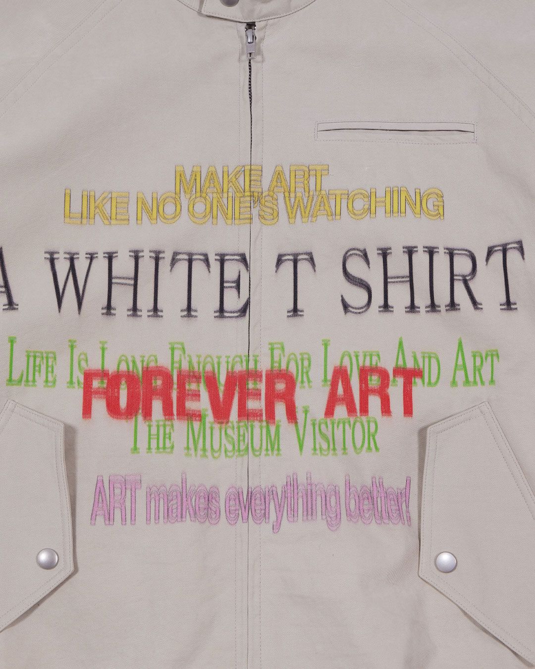☆【THE MUSEUM VISITOR】☆LETTERING PRINTED COTTON BLOUSO.N MUSINSA | THE MUSEUM VISITOR LETTERING PRINTED COTTON